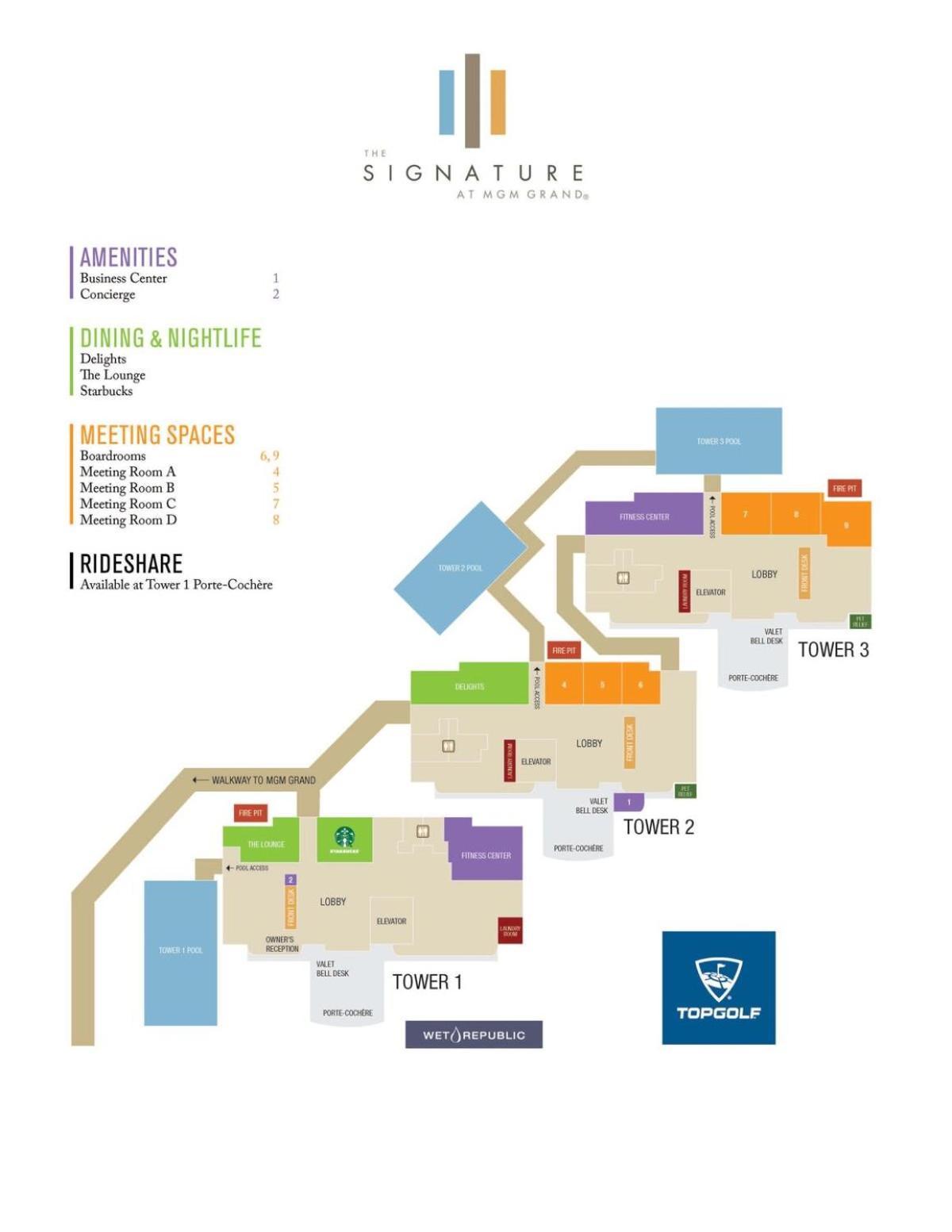 Mgm Signature-20-608 1Br 2Ba Balcony Jacuzzi Suite Las Vegas Bagian luar foto