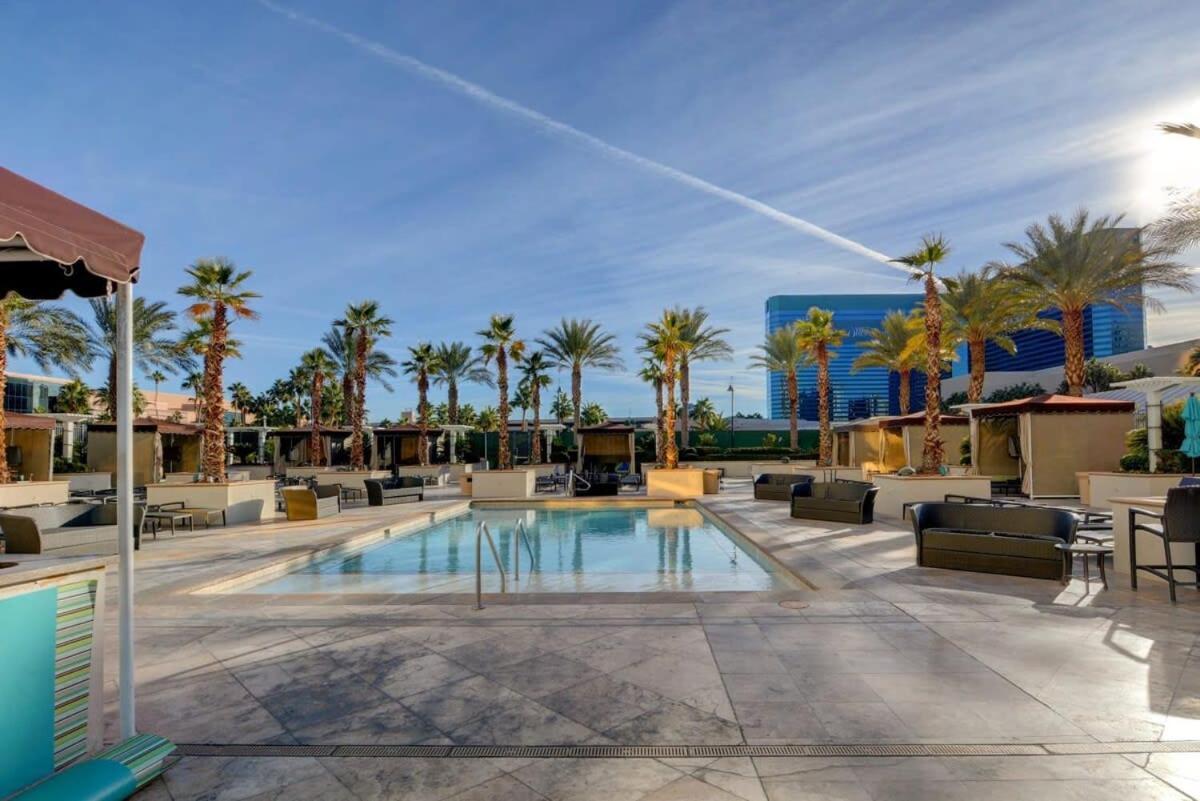 Mgm Signature-20-608 1Br 2Ba Balcony Jacuzzi Suite Las Vegas Bagian luar foto